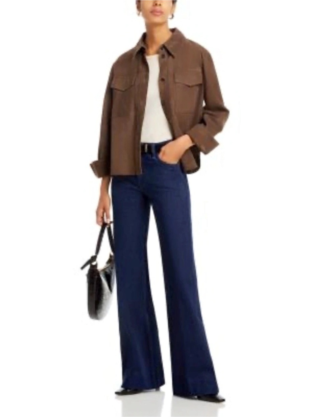 rag & bone Cate Midrise Flare Jeans in Rivington Blue Size 27 Like New